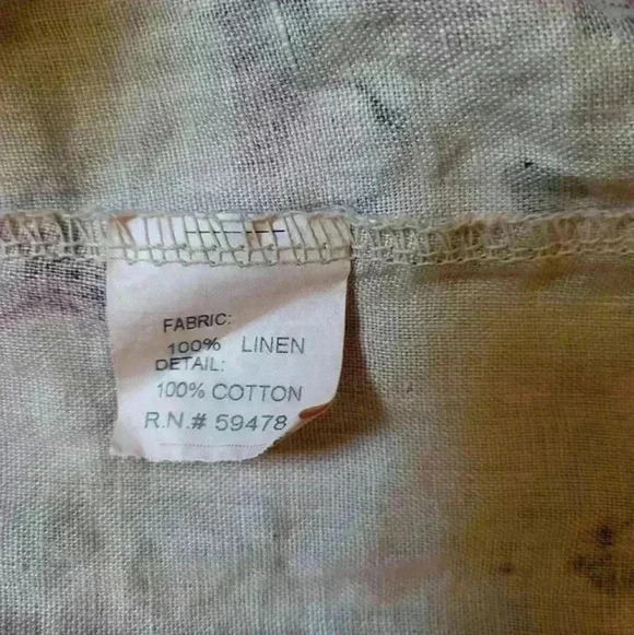 Bellambra 100% Linen Made in Italy Blush Halter Dress Size Small - Picture 8 of 8